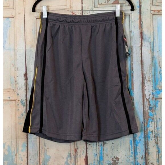 Conversion Performance Mens Size Medium Gray Elastic Waist Athletic Shorts - Picture 2 of 8